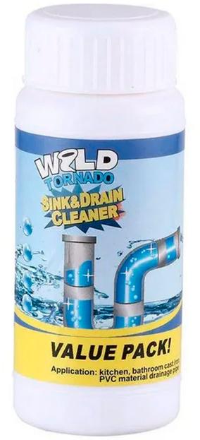 Засіб для чищення труб WILD Tornado Sink Drain Cleaner Засіб для чищення труб WILD Tornado Sink Drain Cleaner
