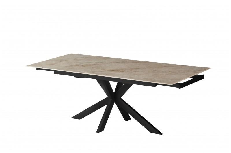 Стіл обідній Квант Мікс Меблі 1600/2200х900х760 мм Чорний/Шекспир грей - фото 2 Стіл обідній Квант Мікс Меблі 1600/2200х900х760 мм Чорний/Шекспир грей - фото 2