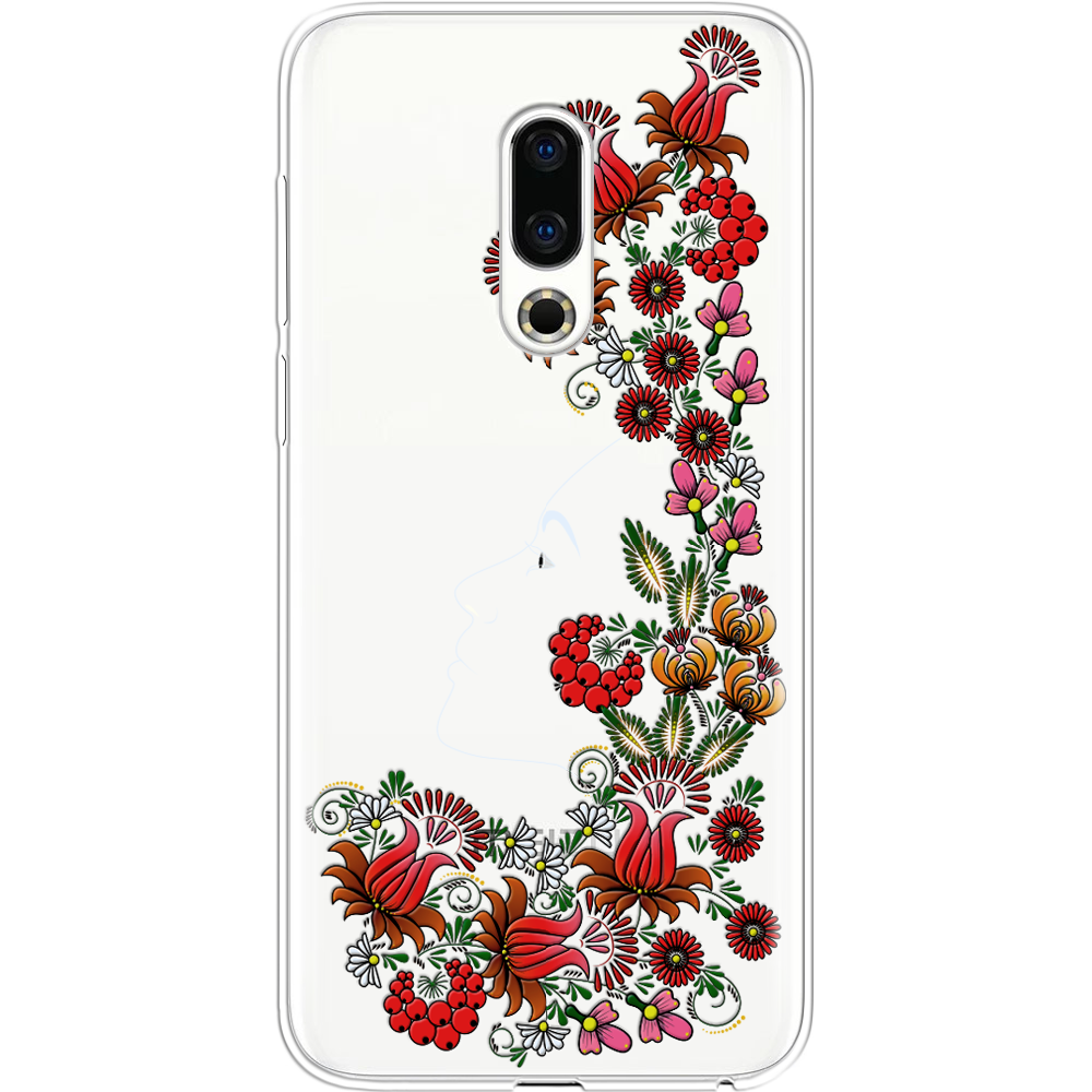 Чехол BoxFace Meizu 16 TH 3D Ukrainian Muse Прозрачный силикон (35817-bk64-35817)