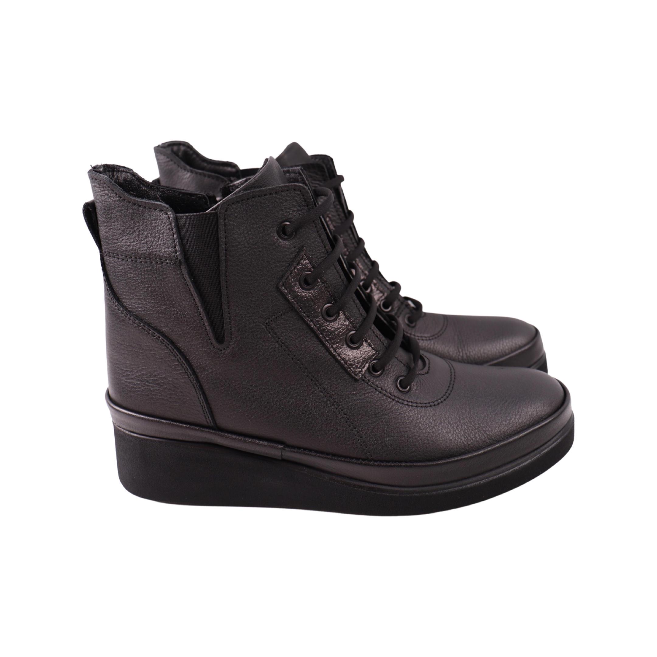 Ботинки женские Kesim натуральная кожа р. 41 Черный (190-23DHC)