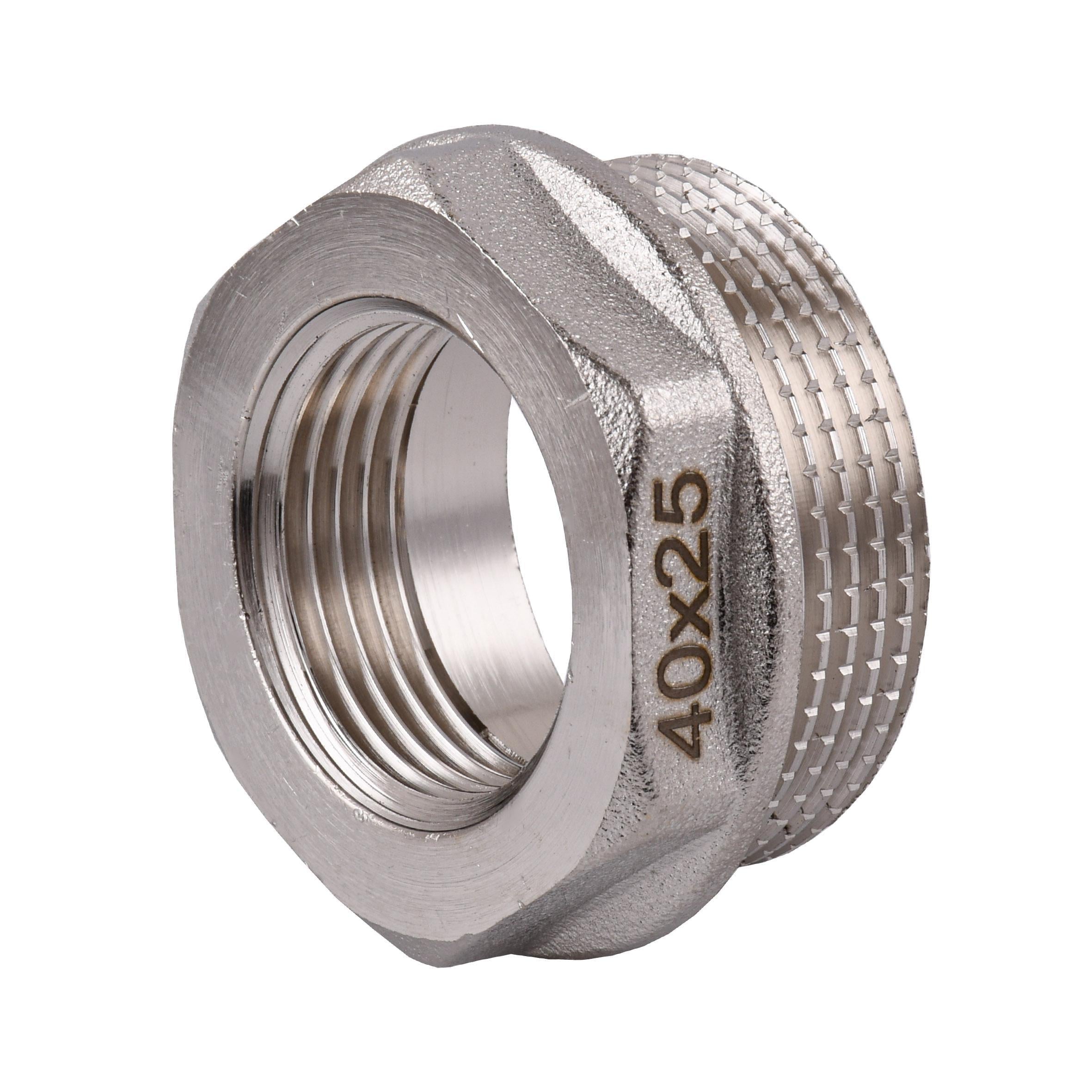 Футорка Optimum 1 1/2"х1" ЗВ никелированная NF753S (000030823) Футорка Optimum 1 1/2"х1" ЗВ никелированная NF753S (000030823)