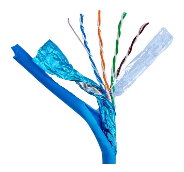 Кабель витая пара Gear FTP 4х2х0,51 Cat5E CU для внутренних работ 305 м