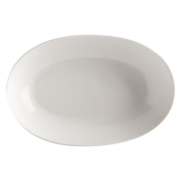 Блюдо сервировочное овальное Maxwell & Williams WHITE BASICS ROUND фарфор 30х20 см (2631589)