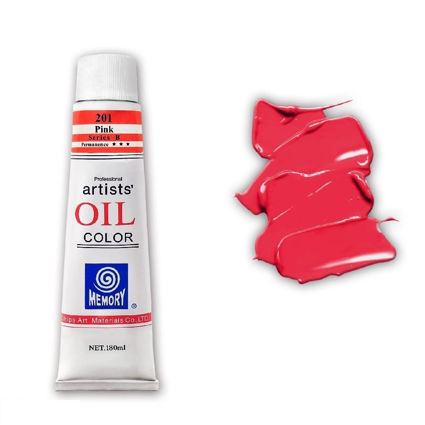 Краска масляная Memory professional 180 мл Розовый