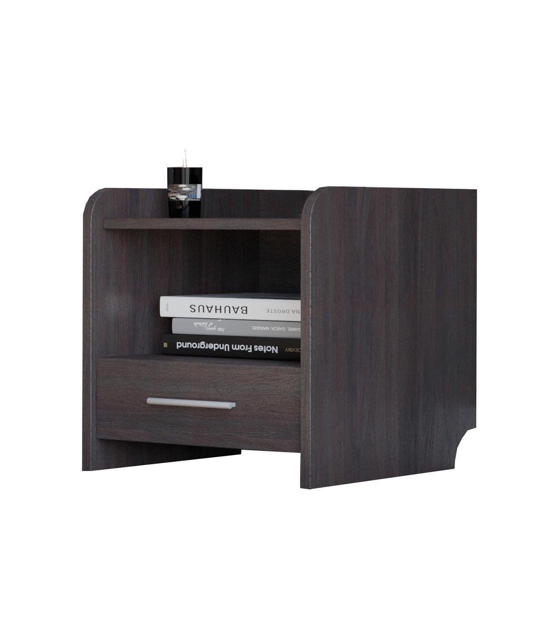 Тумба прикроватная Еверест Т-1 40х40х40 см Венге темный (DTM-2358) - фото 1