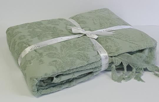 Простынь махровая Maison D'or Sanda полуторная 160x240 см Sage (2000022264857) - фото 3 Простынь махровая Maison D'or Sanda полуторная 160x240 см Sage (2000022264857) - фото 3