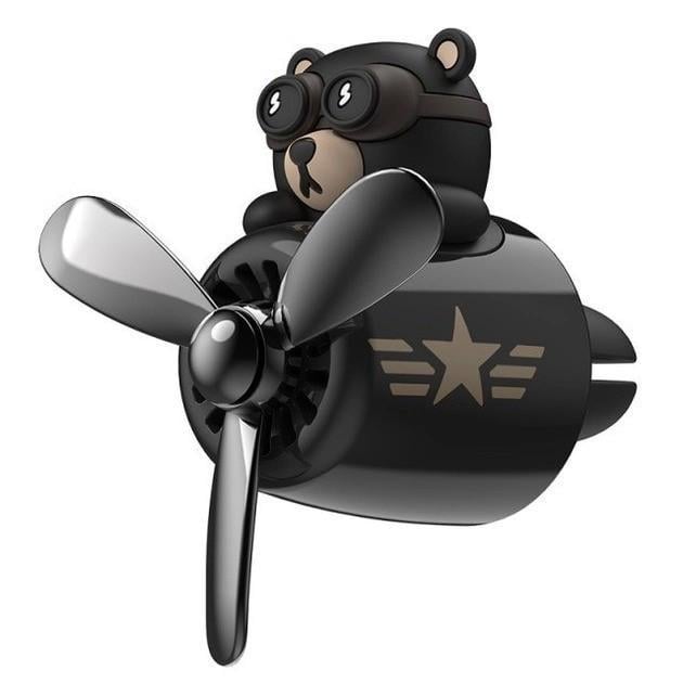 Ароматизатор автомобільний Pilot Bear Чорний (11766576)