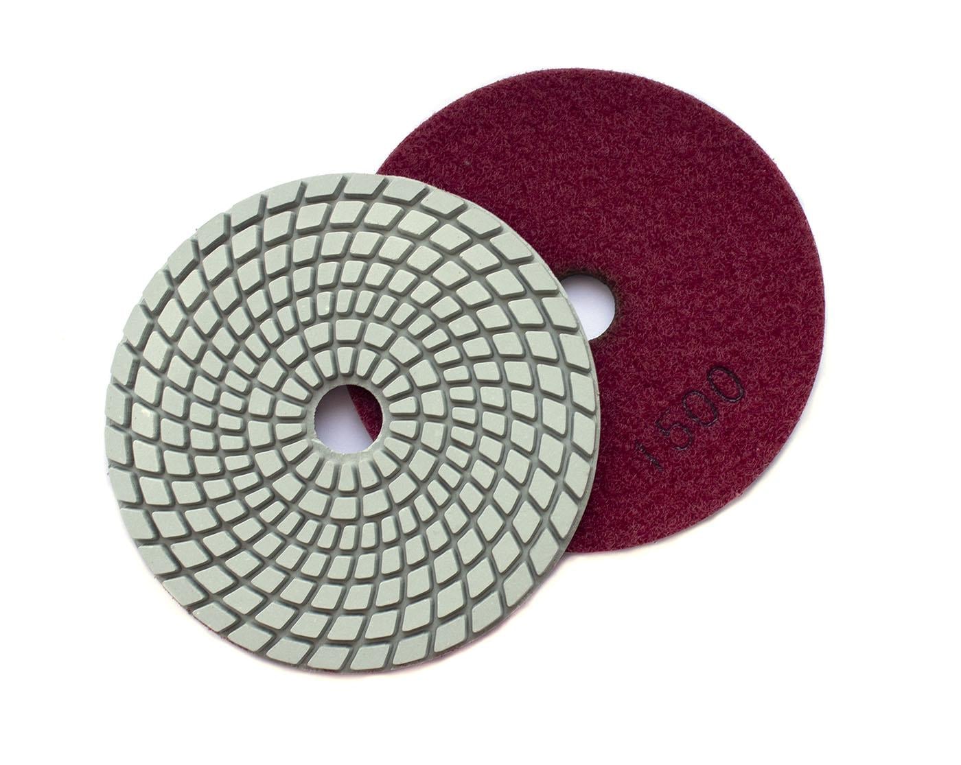 Круг шлифовальный алмазный гибкий Ракушка зерно №1500 D-100 мм