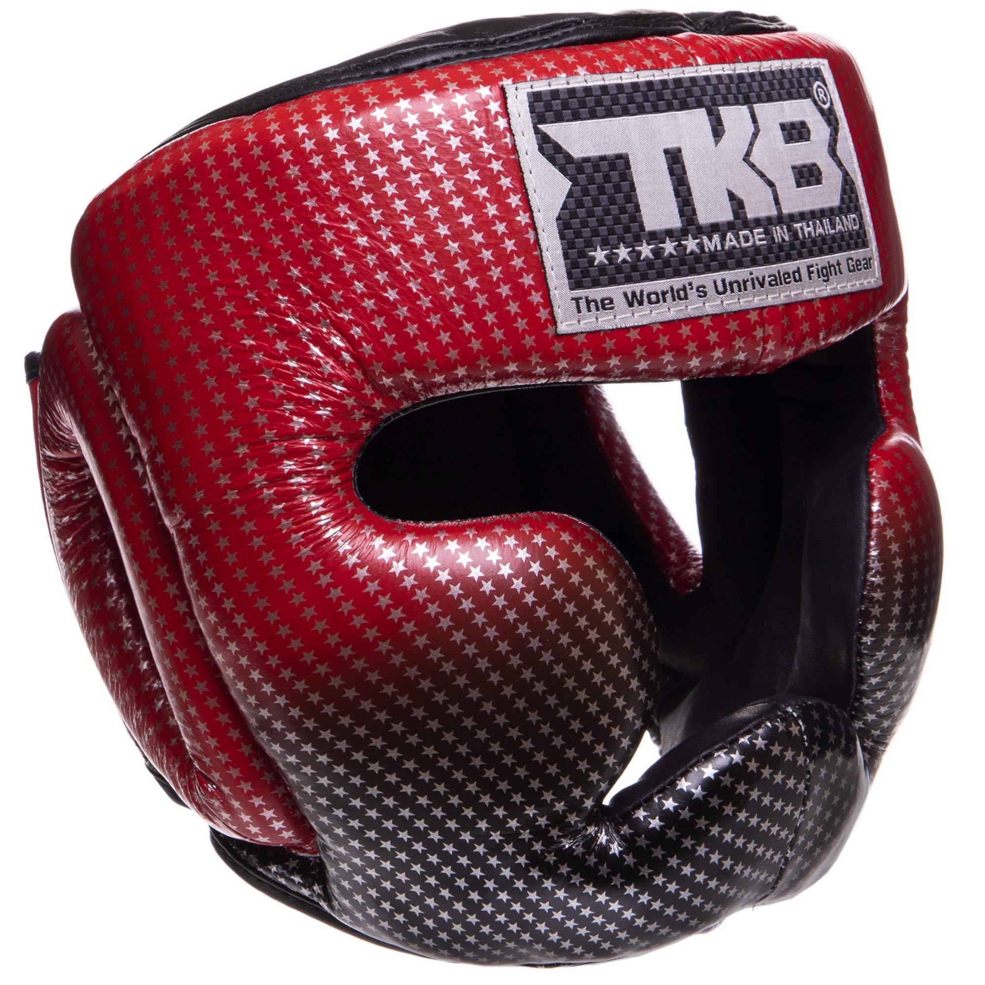 Шлем боксерский KING Empower TKHGSS-01 с полной защитой кожаный S Красный (33229127)
