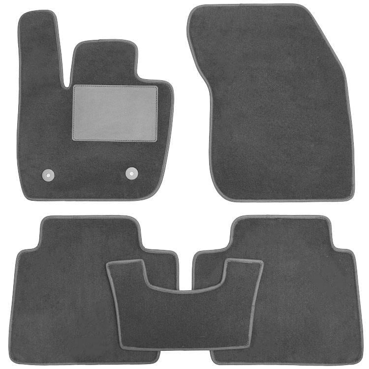 Коврики в салон для Lincoln MKZ '17-19 текстильные Серый (197855)