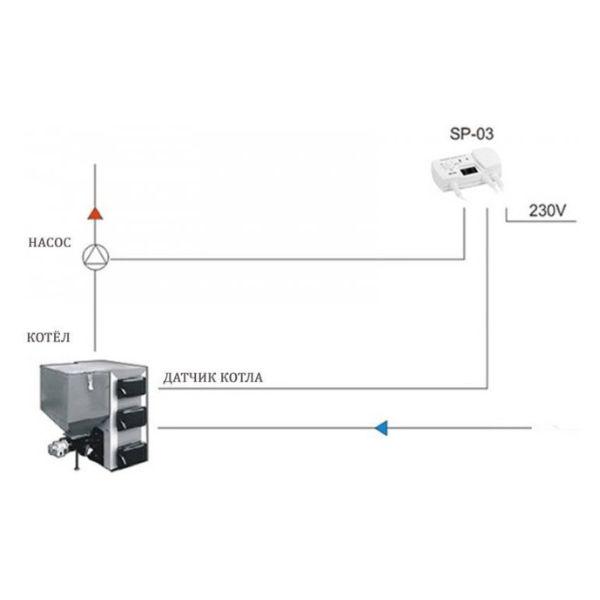 Автоматика для циркуляційного насоса STEROWNIK KG Elektronik SP-03 - фото 2