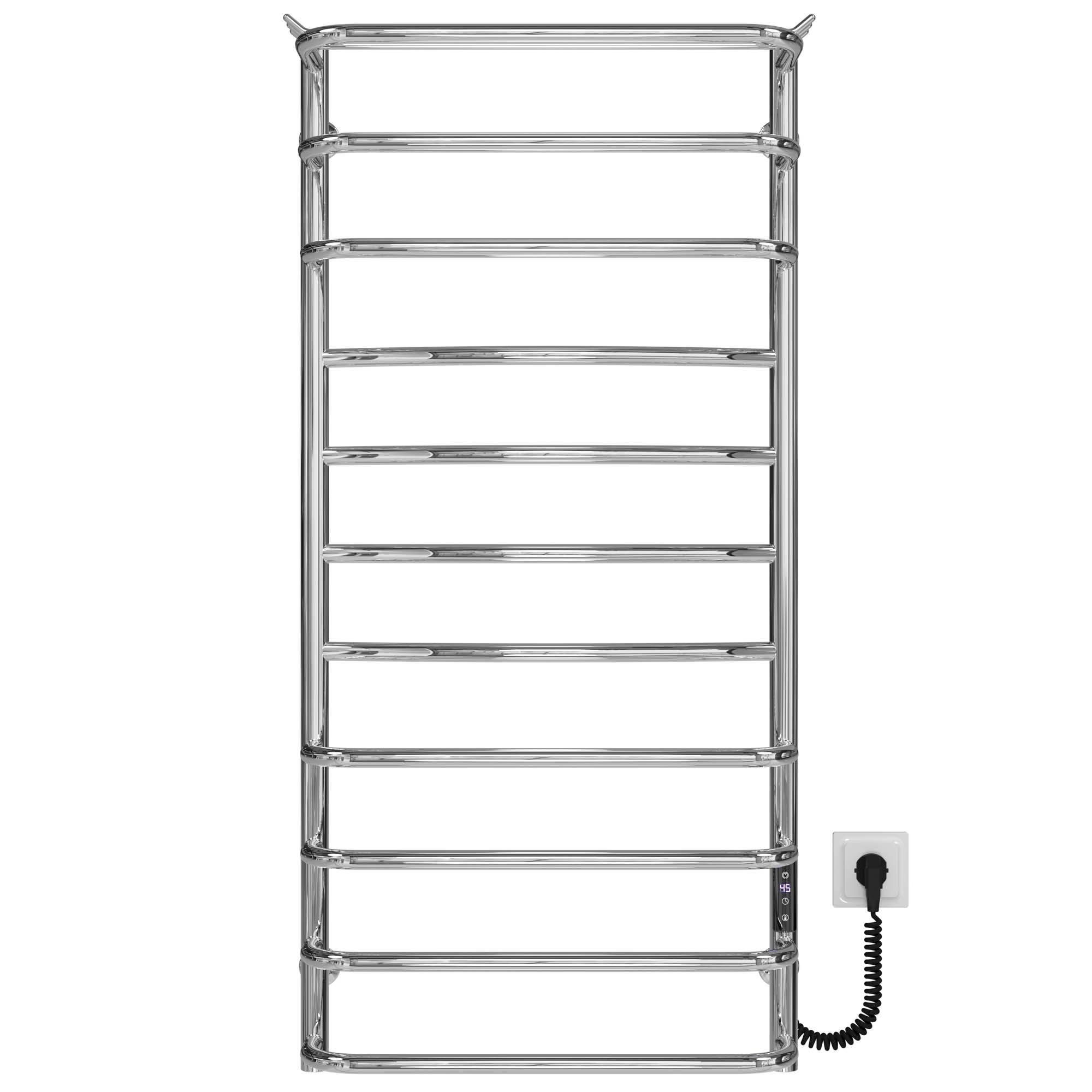 Полотенцесушитель электрический Deffi Юность П11 JD03 правое подключение нержавеющая сталь 500х1100 мм Хром (C.YU.110.50.11.E.C.R.1)