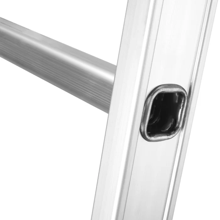 Драбина алюмінієва КВІТКА PRO 3-х секційна 3х10 сходинок (110-9310) - фото 8