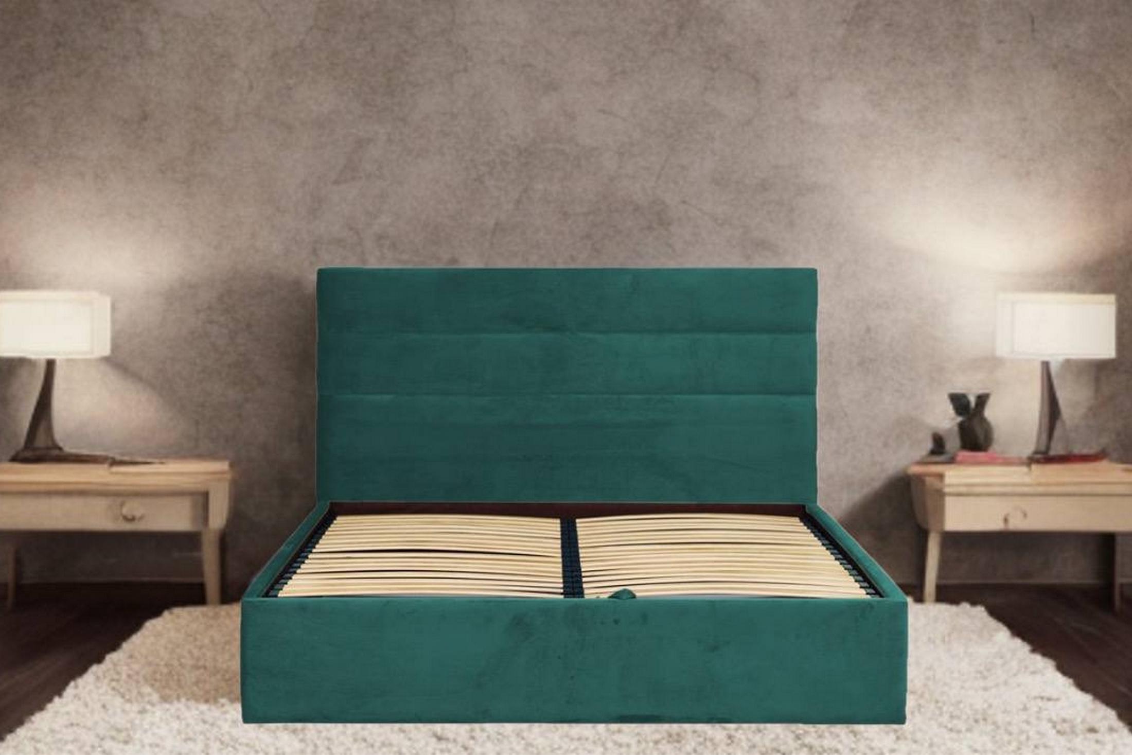 Ліжко RidneTut Edison Lite Chicago 11 180х200 см Темно-зелений (33410013-11180) - фото 3