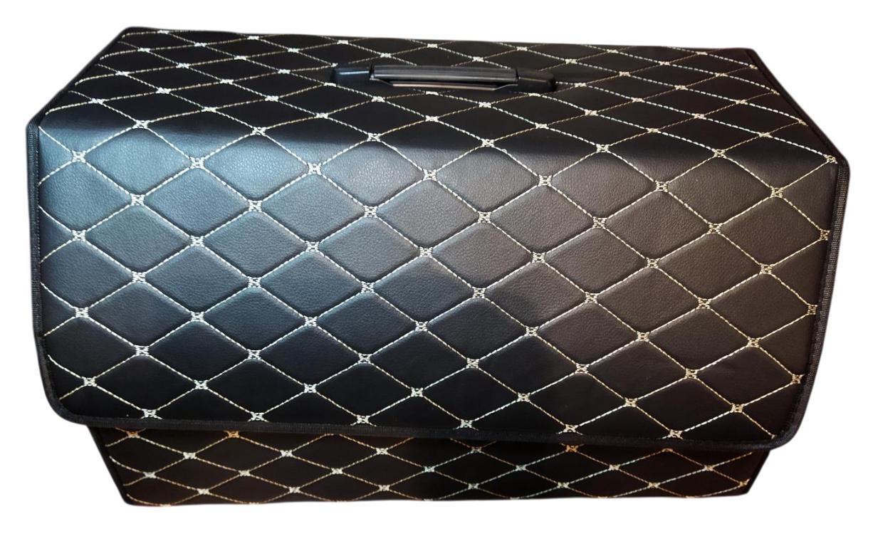 Органайзер автомобильный в багажник из экокожи 55х30х30 см Черный (5891) Органайзер автомобильный в багажник из экокожи 55х30х30 см Черный (5891)