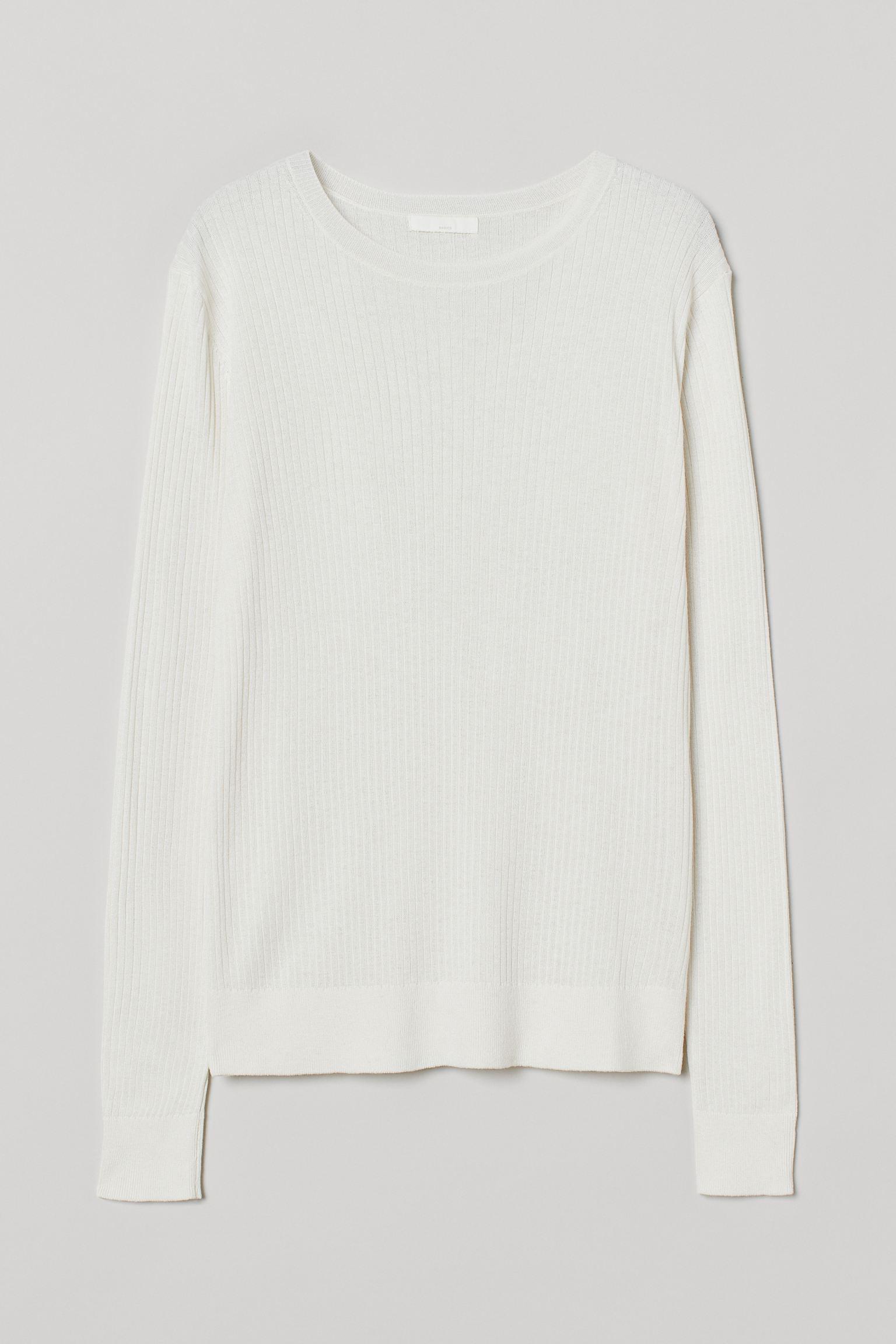 Джемпер H&M S Белый (12058819192)