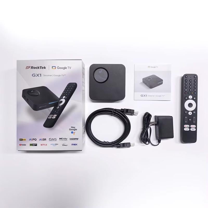 Смарт ТВ приставка RockTek GX1 NETFLIX 4/32 Гб Google TV 12 Smart Box (581) - фото 4