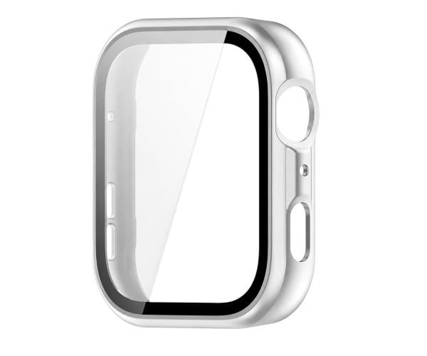 Чехол с защитным стеклом Protective Cover with Glass для Huawei Watch Fit 5 Pro Серебряный