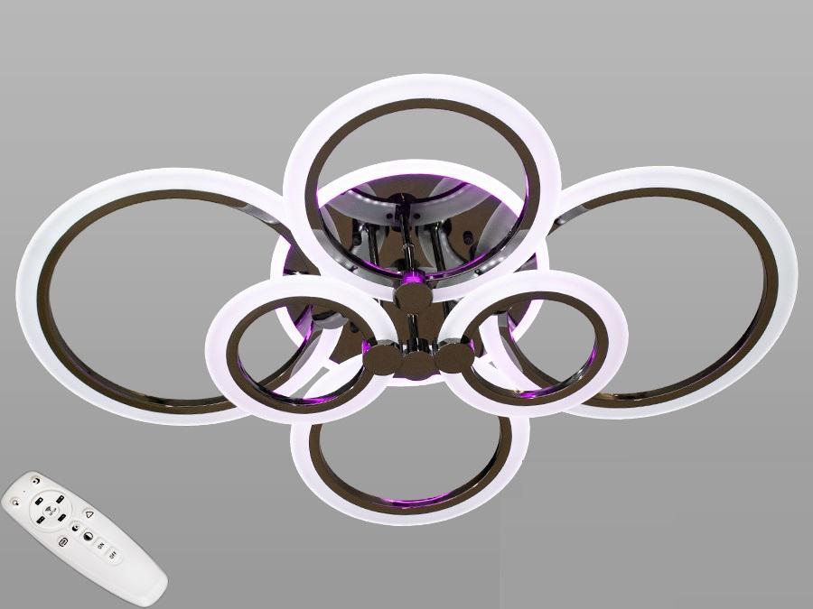 Люстра потолочная Octav с диммером и LED подсветкой (115W A8022/3+3BHR LED)