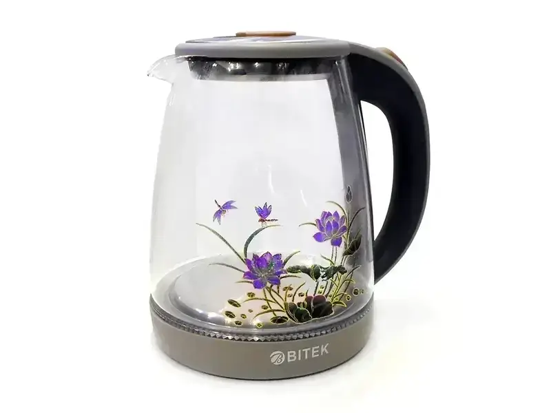 Електрочайник BITEK BT-3111 з квіткою 1,8 л 2400 Вт - фото 1