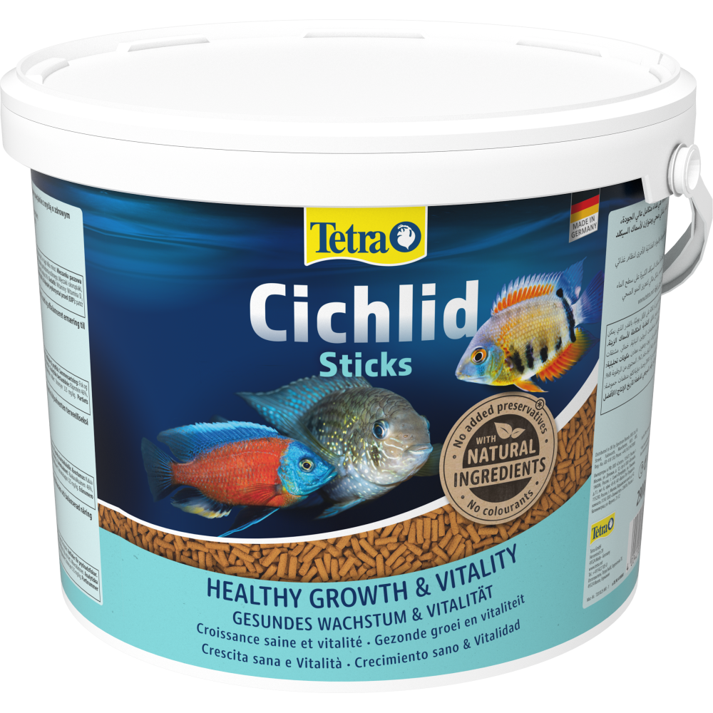 Корм Tetra Cichlid Sticks для рыбок цилид палочки 10 л 2,9 кг
