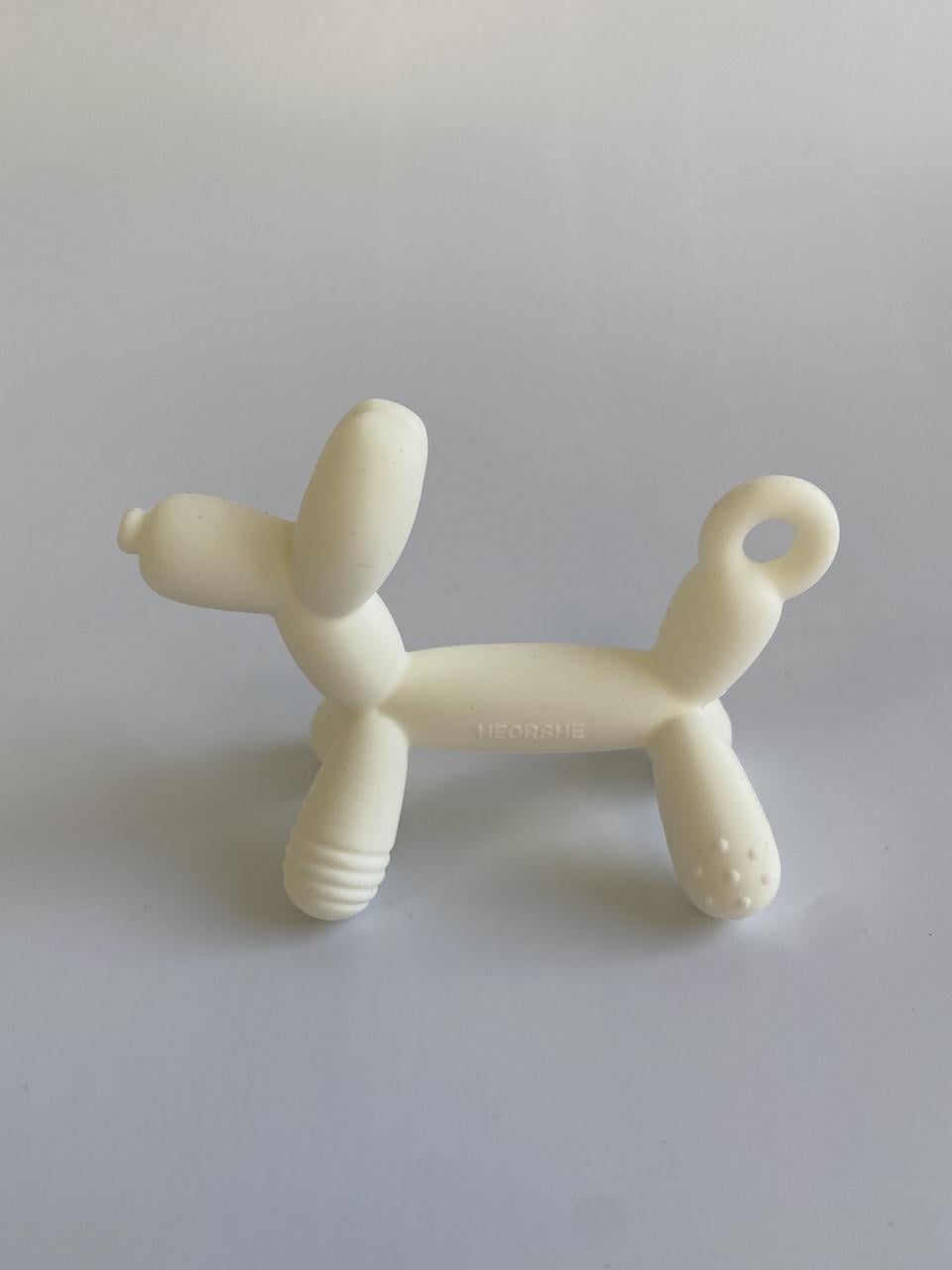 Прорезыватель силиконовый HEORSHE Puppy White (31800262)