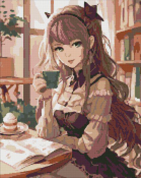 Алмазная мозаика на подрамнике Идейка Изящная красотка 40x50 см (Id-AMO7814)