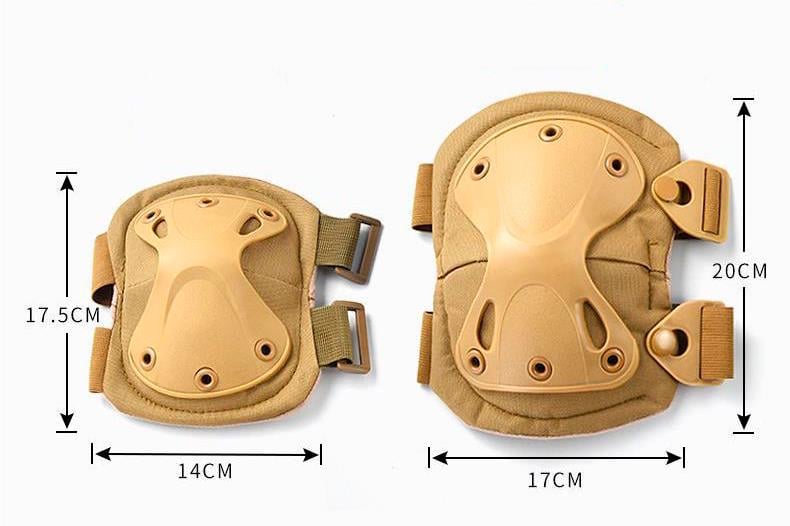 Комплект наколінники та налокітники захисні Койот (protective-pads-set-coyot) - фото 6