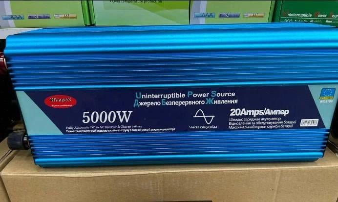 Инвертор Wimpex WX-5100 5000W 12V-220V с чистой синусоидой - фото 4