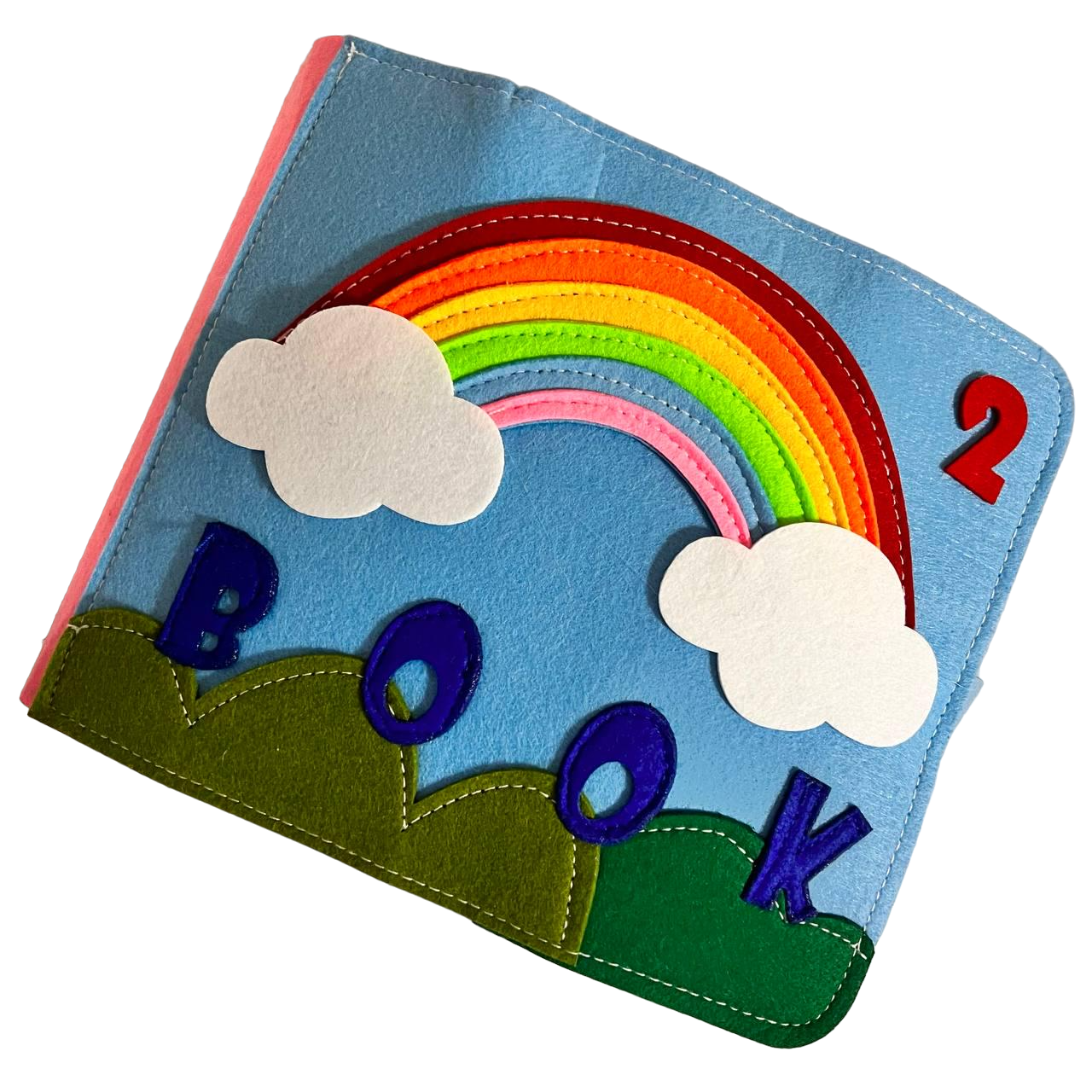 Книга розвиваюча тактильно-сенсорна за методикою Монтессорі 16 сторінок (87237)