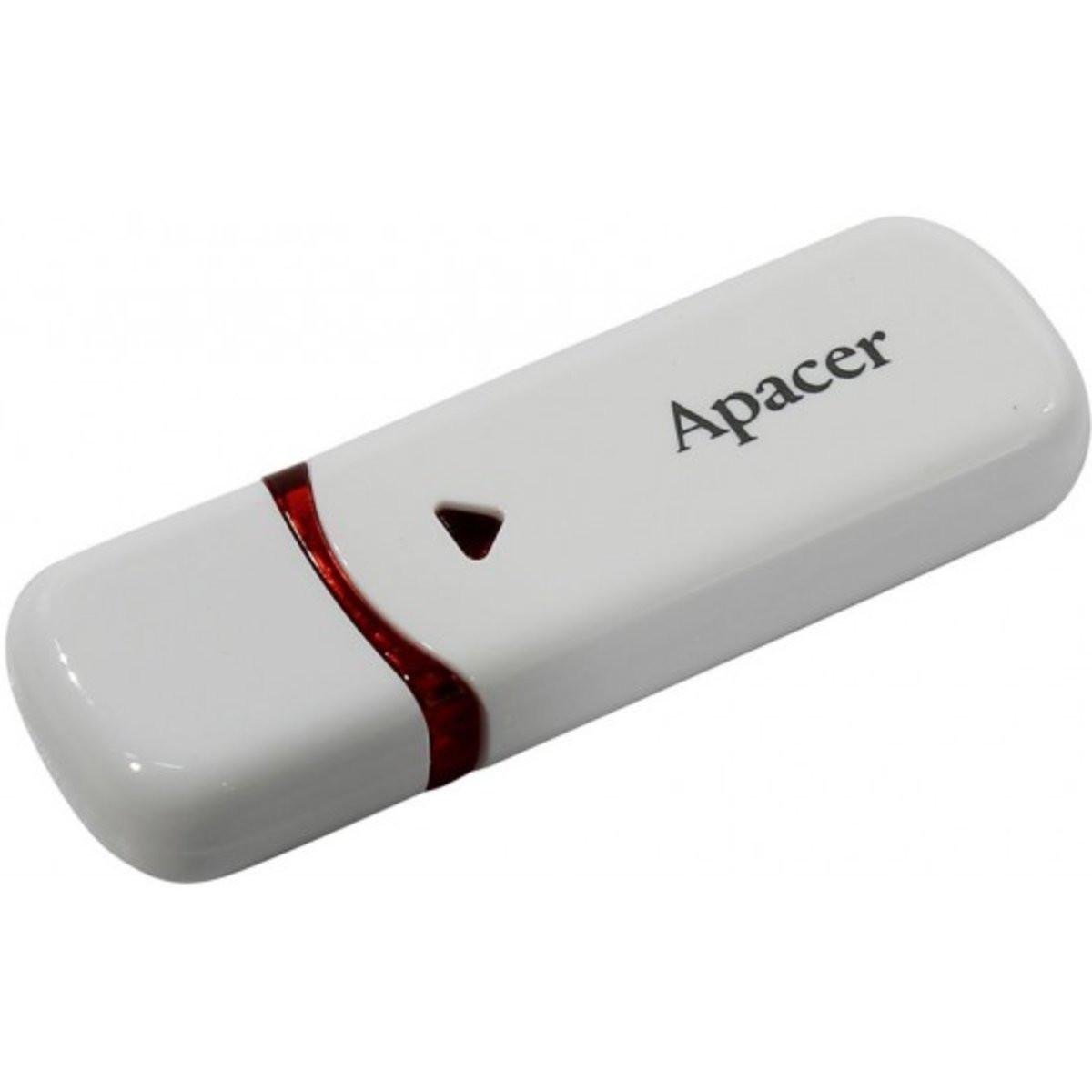 Flash Apacer USB 2.0 AH333 64Gb White (29caa1-15397)