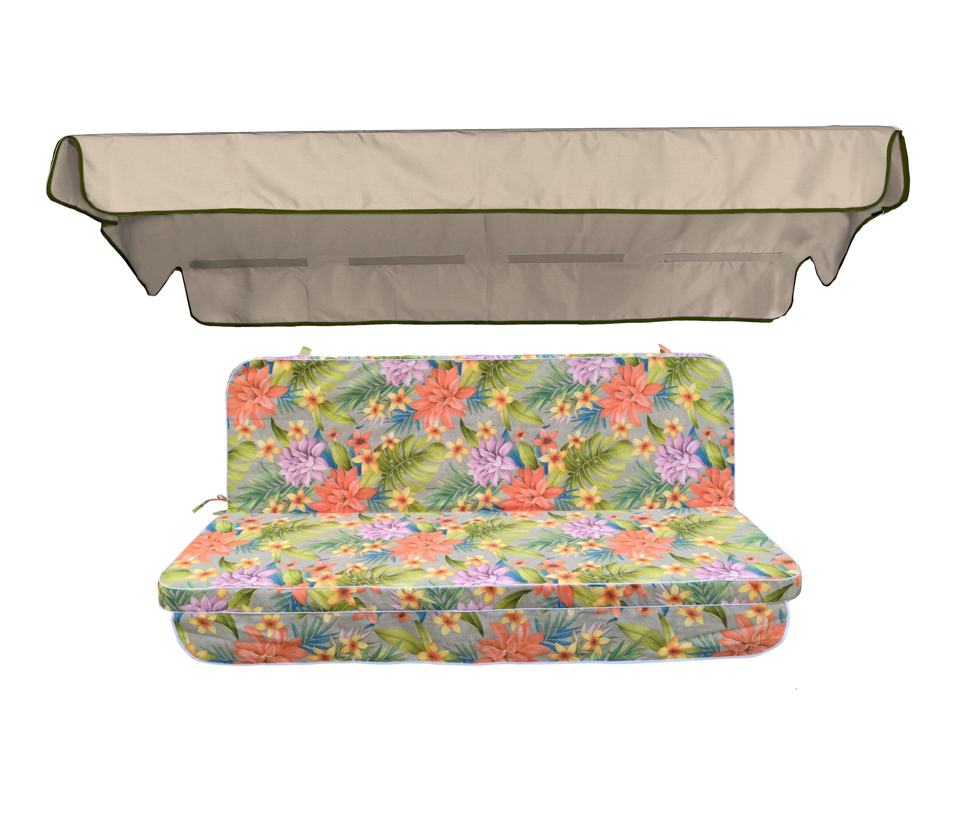 Комплект подушок для качелі eGarden Carioca Verde 170x110x6 тент 120х200 Бежевий (5245) Комплект подушок для качелі eGarden Carioca Verde 170x110x6 тент 120х200 Бежевий (5245)