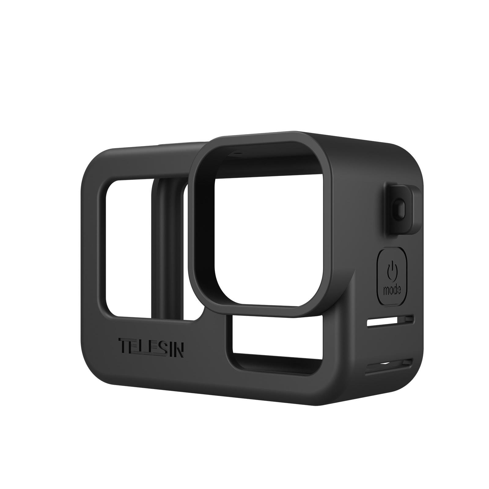 Чохол силіконовий Telesin S6-PTC-010-TGP для GoPro Hero Black 13/12/11/10/9 Чорний (79358)