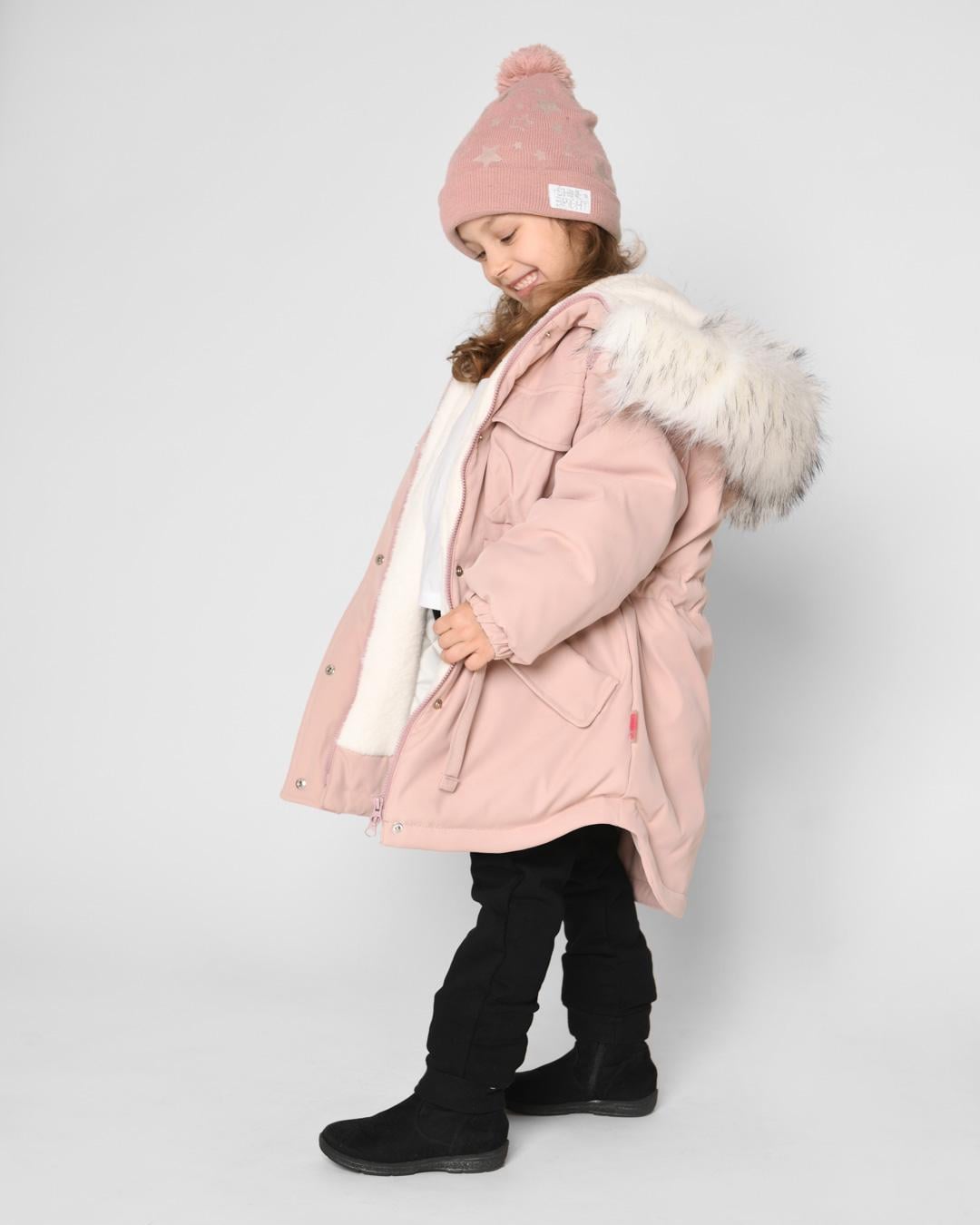 Парка X-Woyz DT-8332-15 р. 34 Розовый (2000002446477)