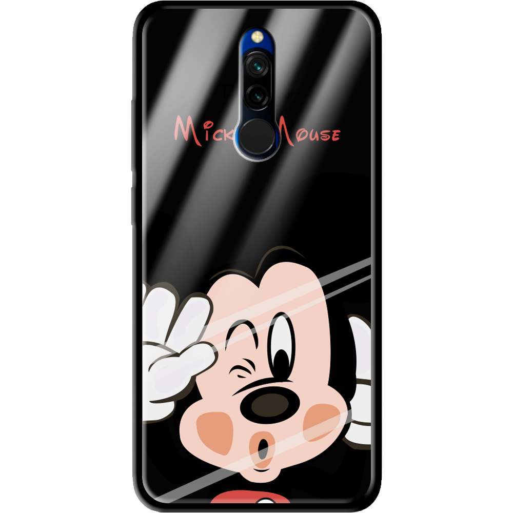 Чохол Boxface Xiaomi Redmi 8 Mister M Чорний силікон зі склом (38411-cc58-39408)