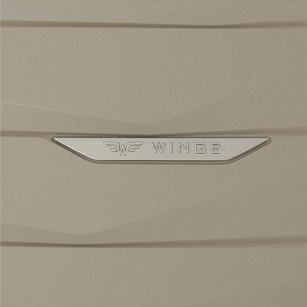 Чемодан Wings MUR01 маленький 40 л Бежевый (MUR01-S-Beige) - фото 3