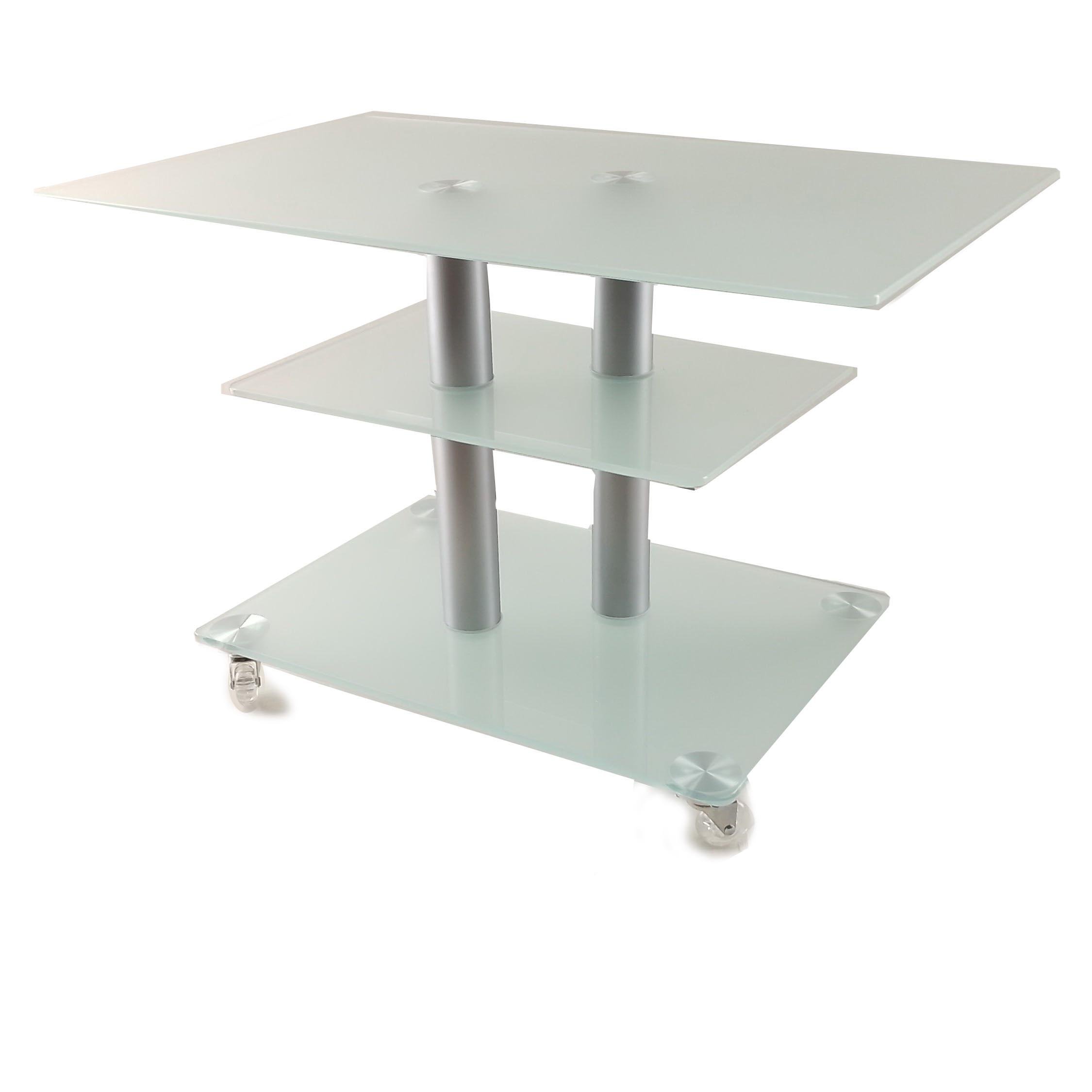 Стол журнальный стеклянный Commus Bravo Standart MX P8 sss 2alm60 Белый (444420258) - фото 3 Стол журнальный стеклянный Commus Bravo Standart MX P8 sss 2alm60 Белый (444420258) - фото 3