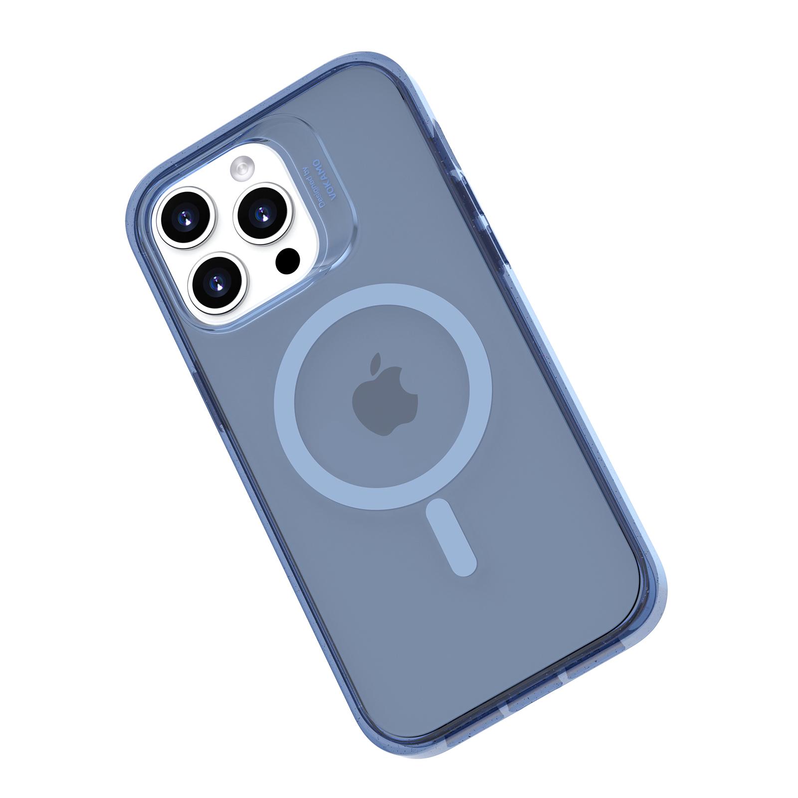 Чехол для iPhone 15 Plus с магнитом MagSafe VOKAMO Smult Blue - фото 4