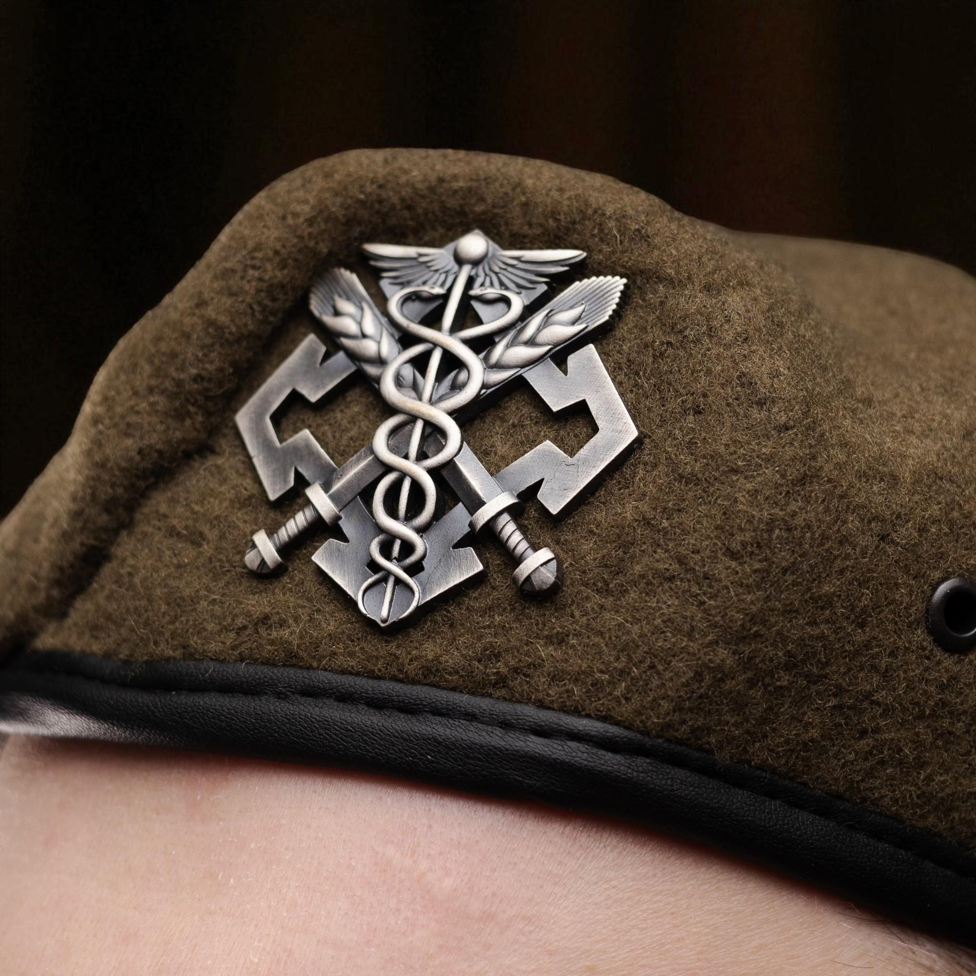 Берет Силы логистики Вооруженных Сил Украины XXL/61-62 см Степ (29052600) - фото 6 Берет Силы логистики Вооруженных Сил Украины XXL/61-62 см Степ (29052600) - фото 6