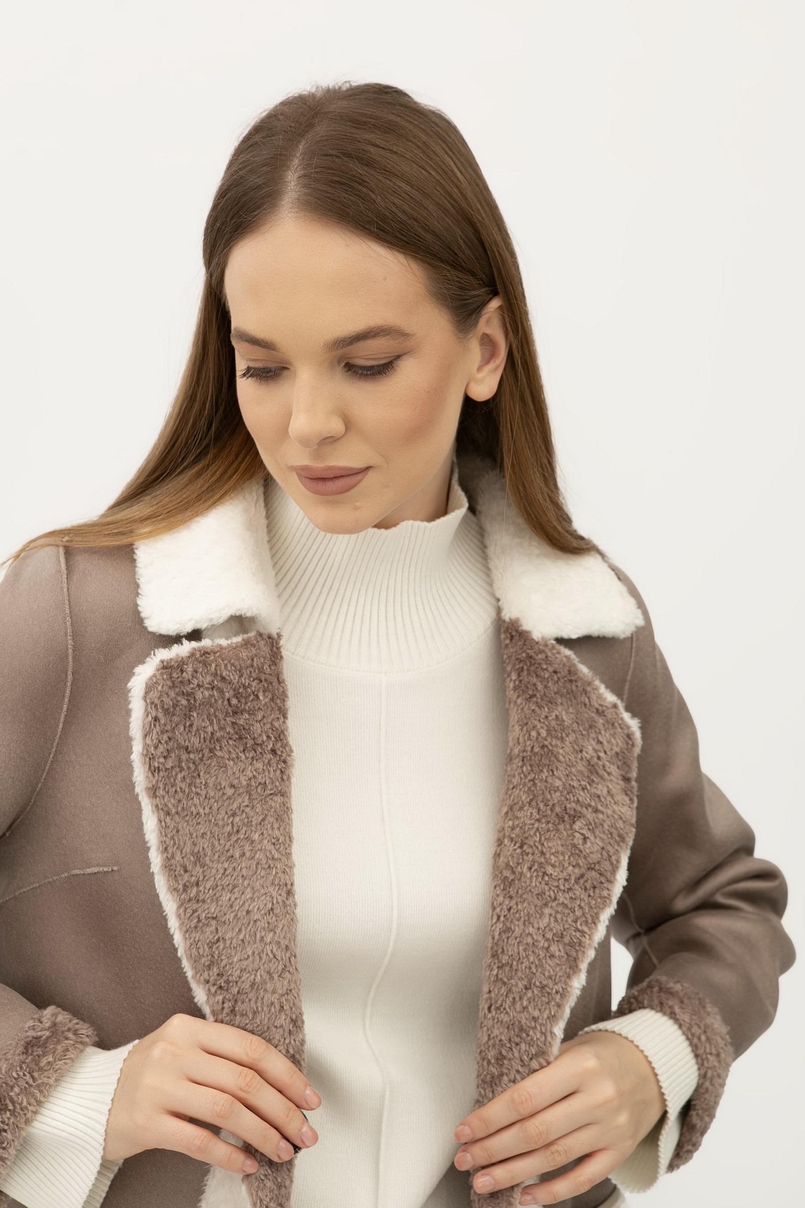 Пальто Lesia 24107303 р. 46 Капучино (148240000) - фото 2