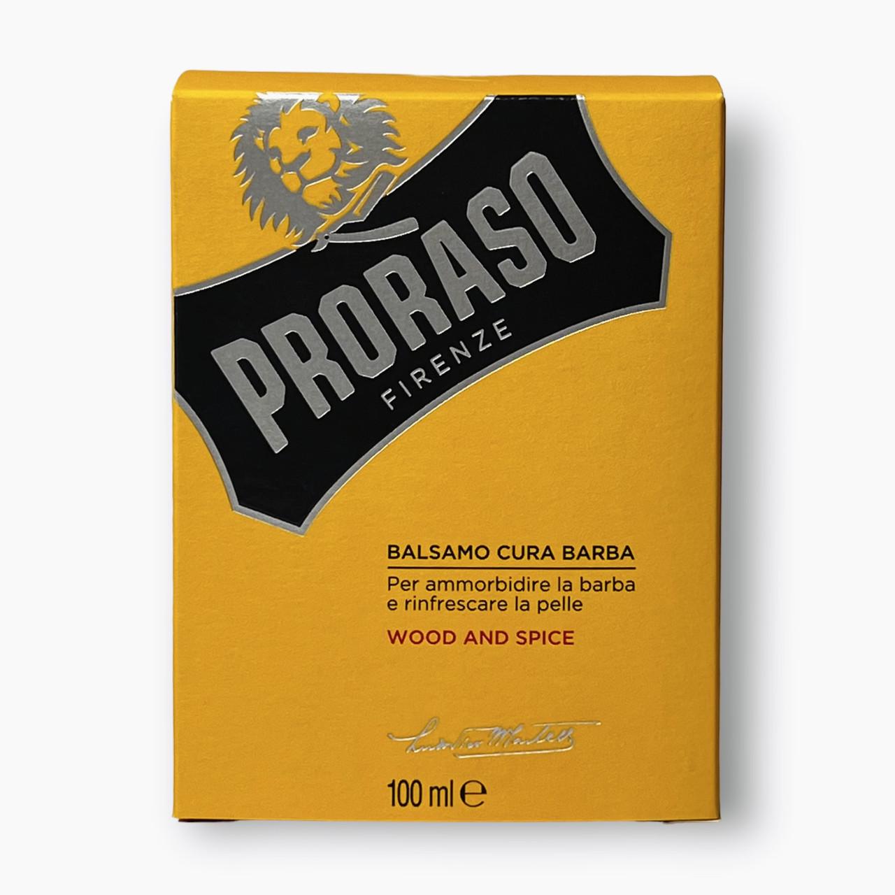 Бальзам для помякшеня бороди Proraso balsamo cura barba wood and spice 100 мл (1891304612) - фото 2