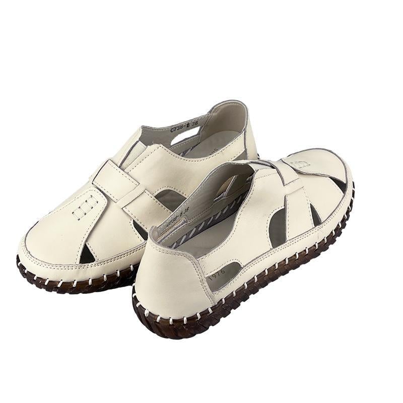 Мокасини жіночі шкіряні 10738-6 p. 36 23 см Бежевий - фото 3