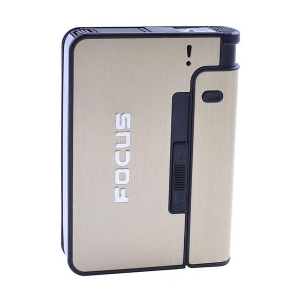 Портсигар с зажигалкой и автоматической подачей сигарет (id_3701)