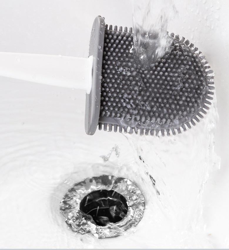 Йоржик для унітаза з підставкою 14910 9,5х40 см Зелений (4998069) - фото 4