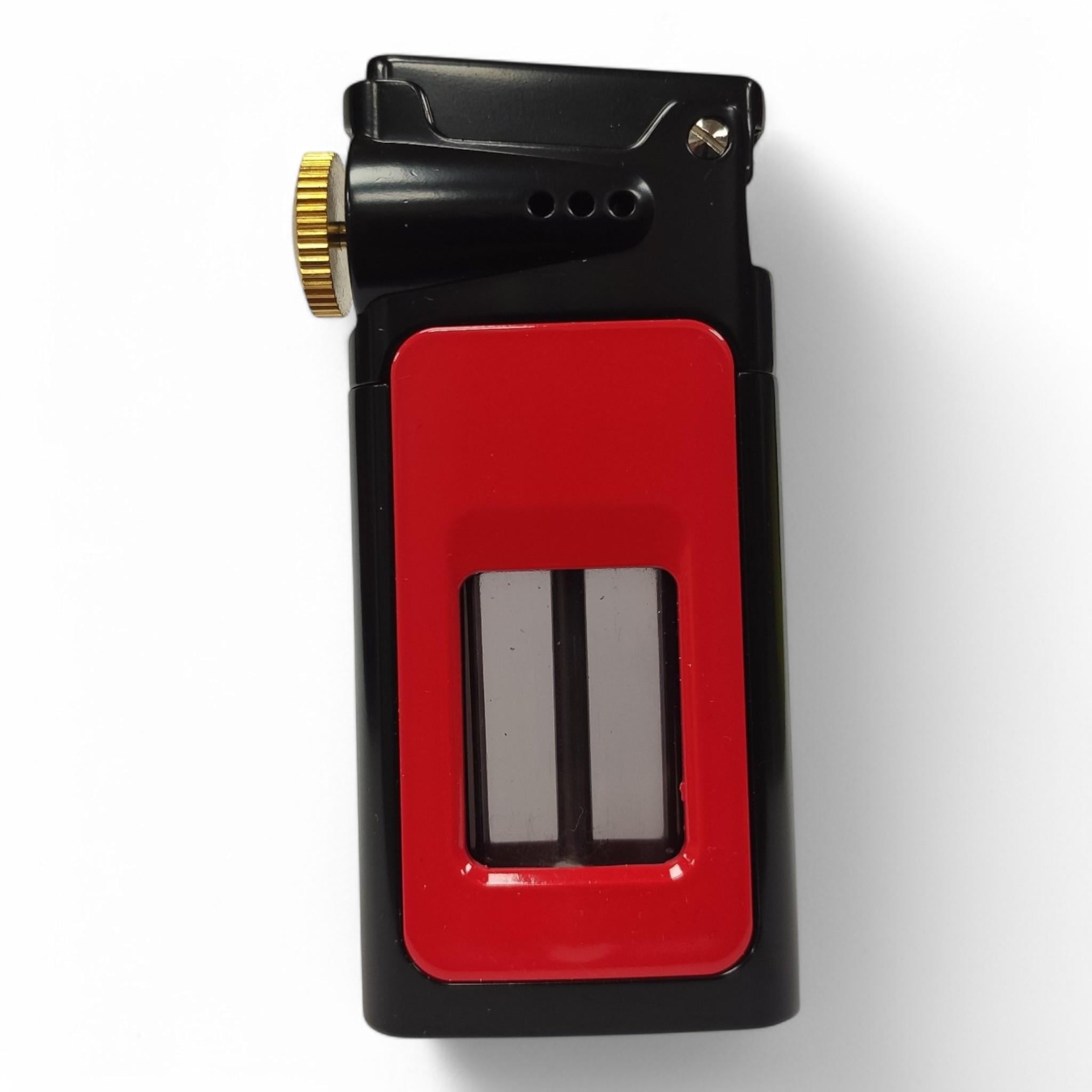Зажигалка бензиновая Honest LJ01 в подарочной упаковке Black/Red (25372576)