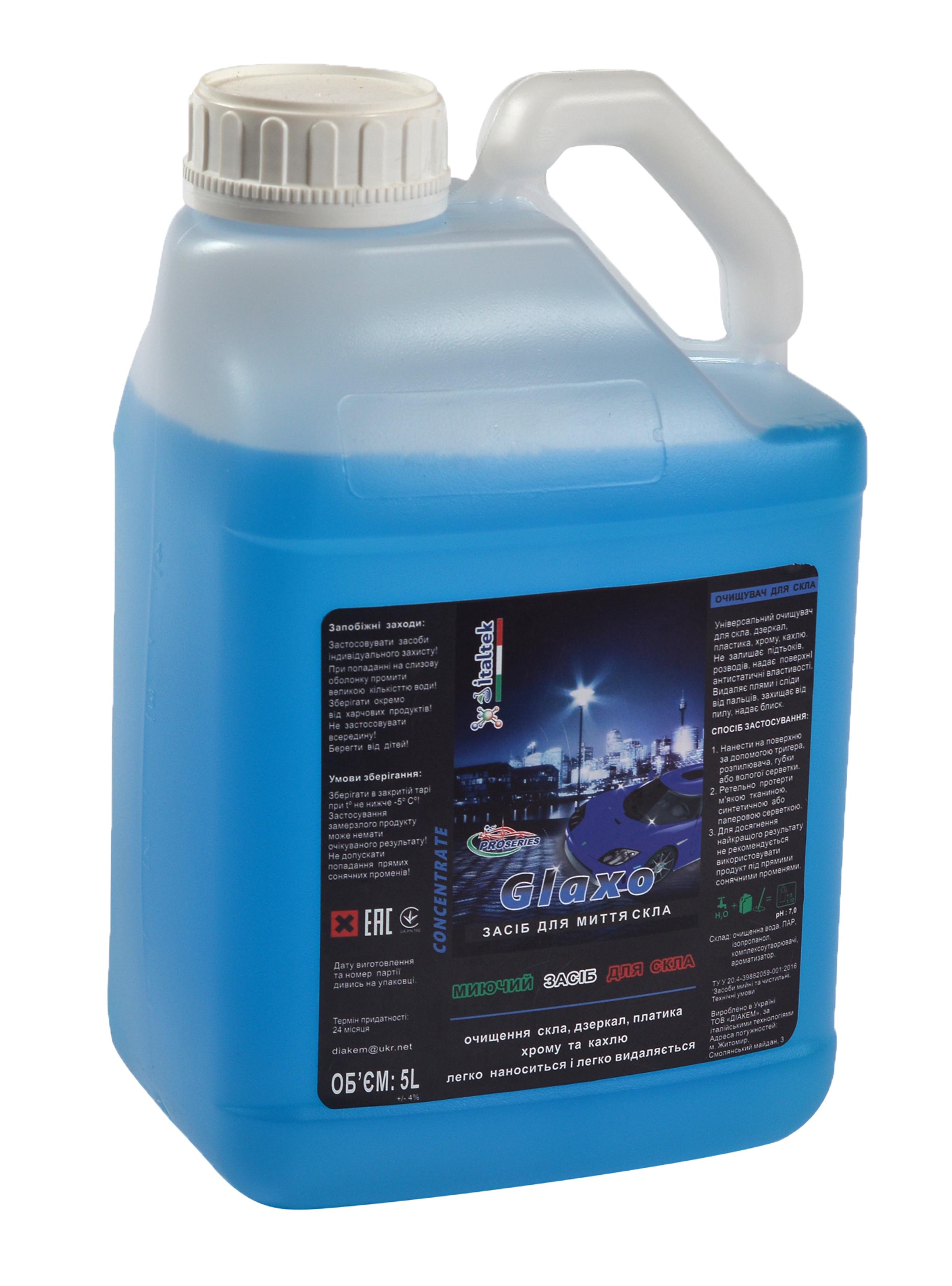 Очиститель Italtek Glaxo Conc для стекла и зеркал 4,8 кг (1T-24-GLXC5)