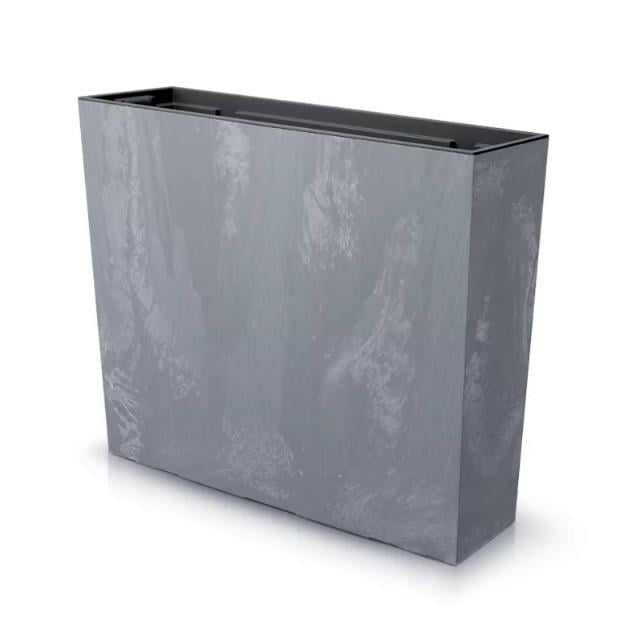 Горшок для цветов террасовый Prosperplast Urbi Case Beton Effect Маренго мармурний (DUC600TE-425U)