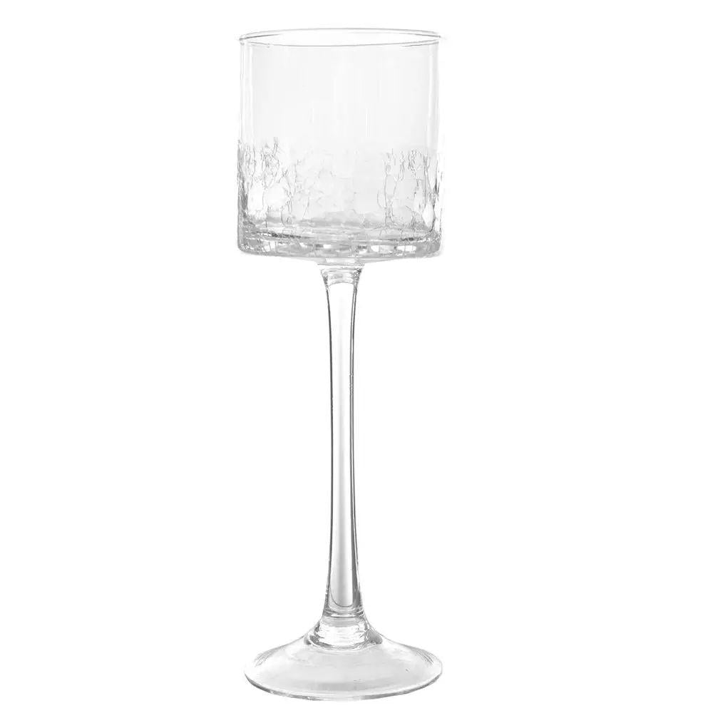 Подсвечник 807 на ножке 30 см Кракле