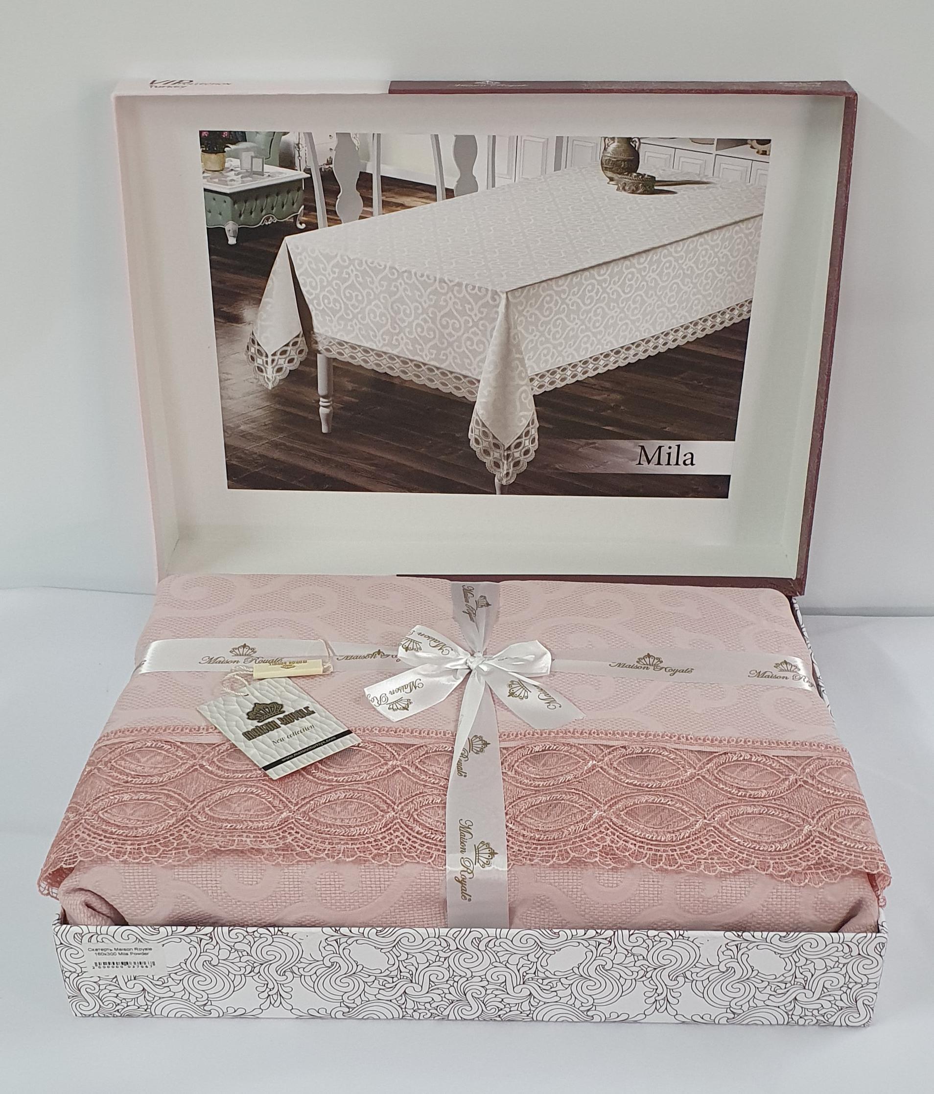 Скатерть Maison Royale 160x300 Mila Powder (01MR33P160300K03)