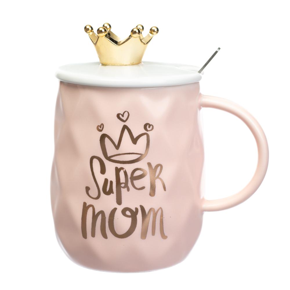 Керамическая чашка Elisey Princesses Super mom 450 мл (8805-028)